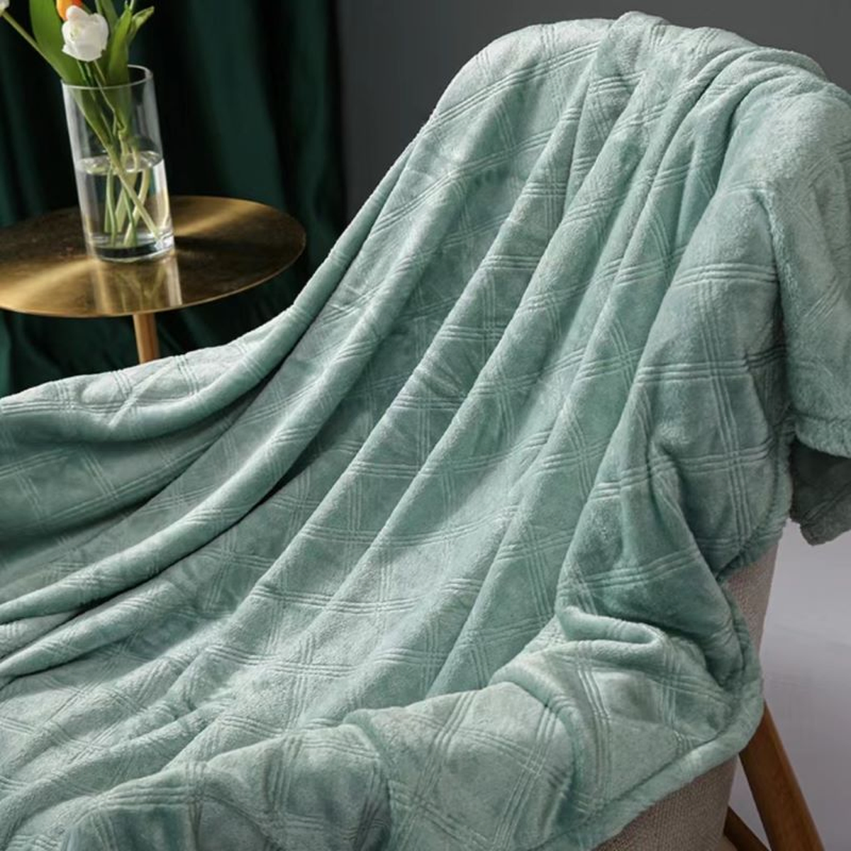 2 mantas para sofá y cama — P1