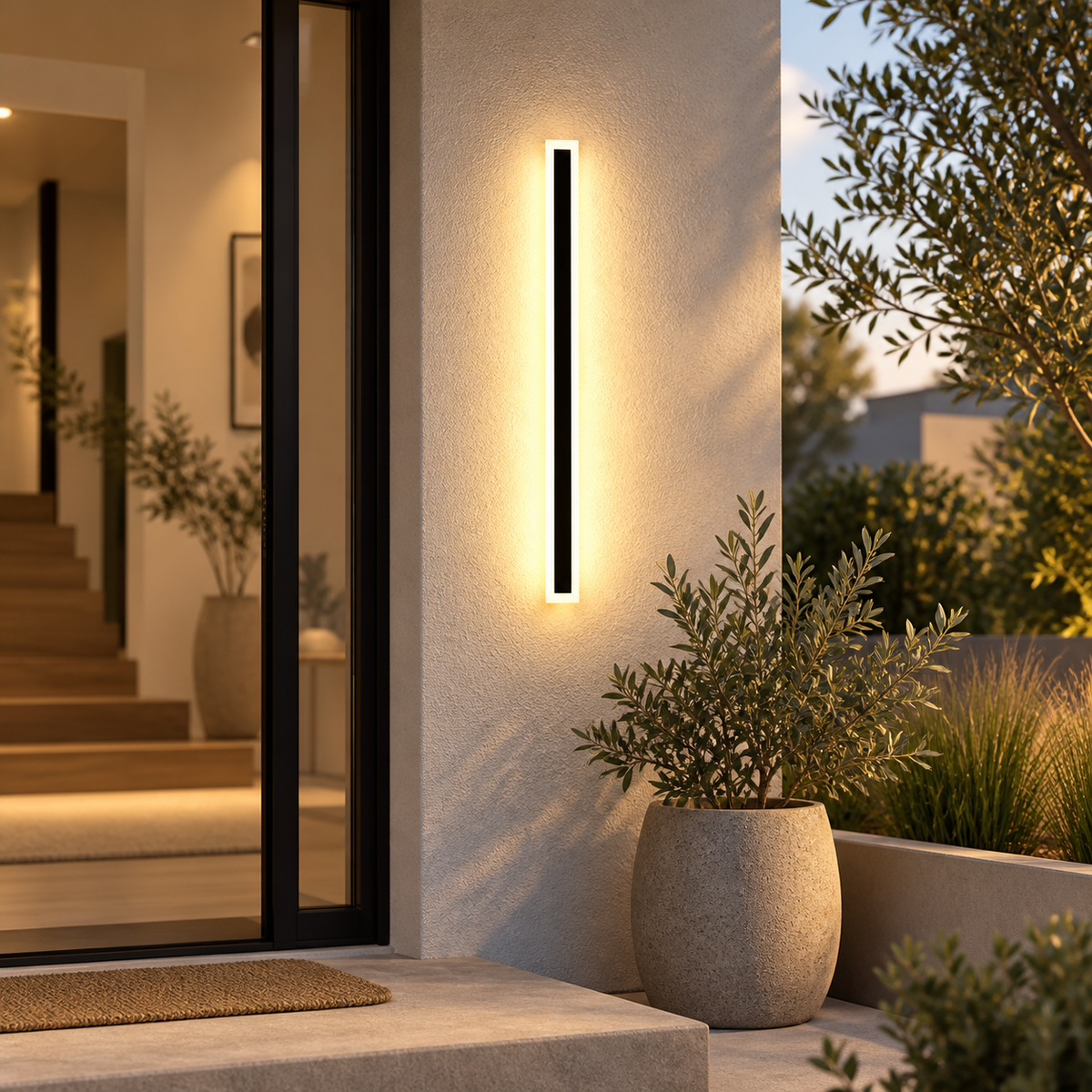 Lámpara exterior Linea — Blanco cálido