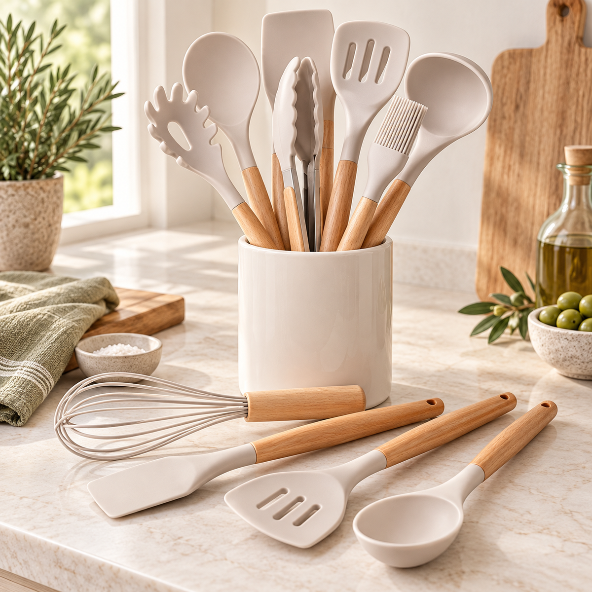 Set de 12 utensilios Silvena