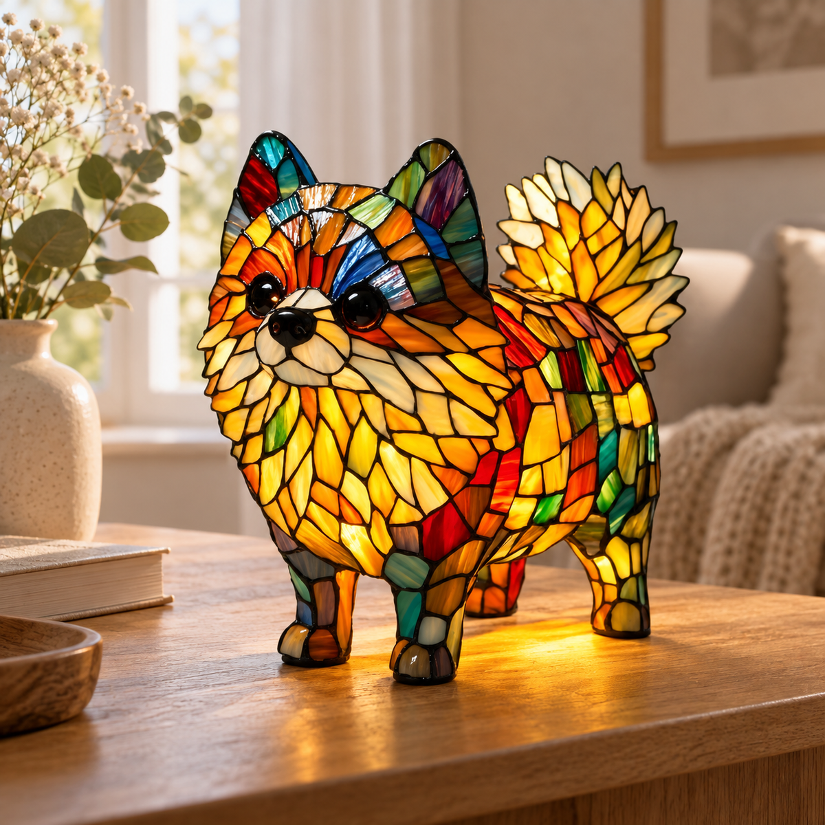 Lámpara de vidrio Mosaik — Pomerania
