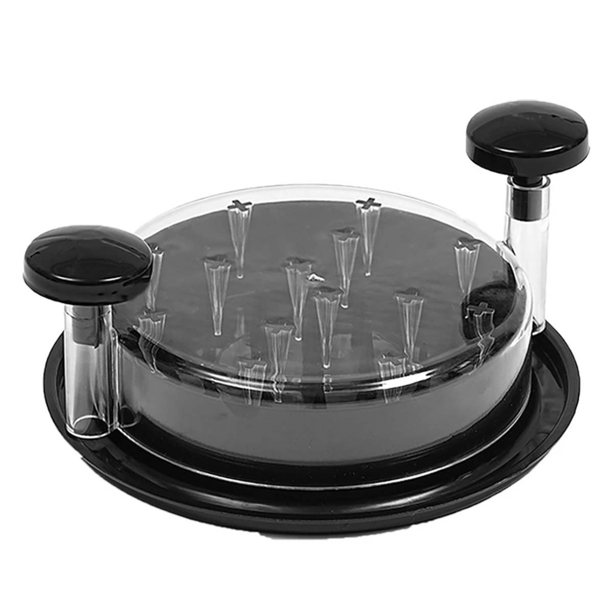 Deshebrador manual con tapa transparente — P2