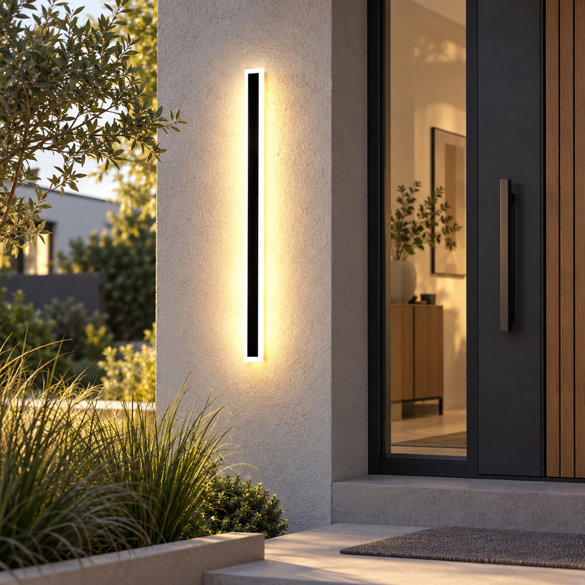Lámpara exterior Linea — Blanco luz día