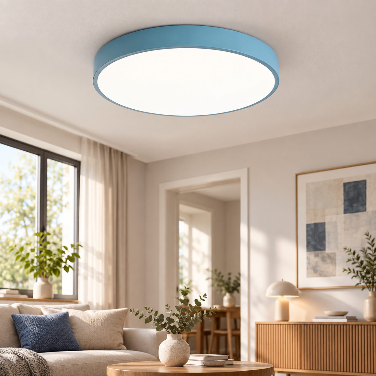 Plafón LED Solara — Azul